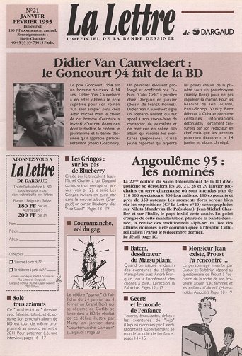 La Lettre De Dargaud - Tome 21