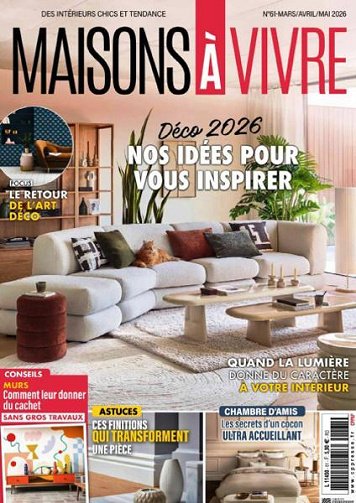 Maisons à Vivre - Mars-Mai 2026