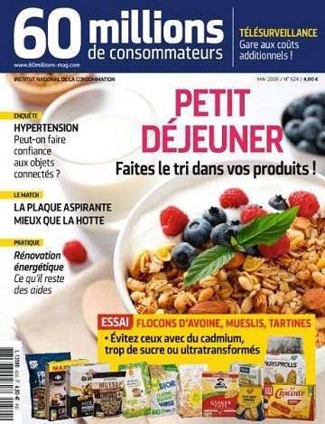 60 Millions de Consommateurs - Mai 2026