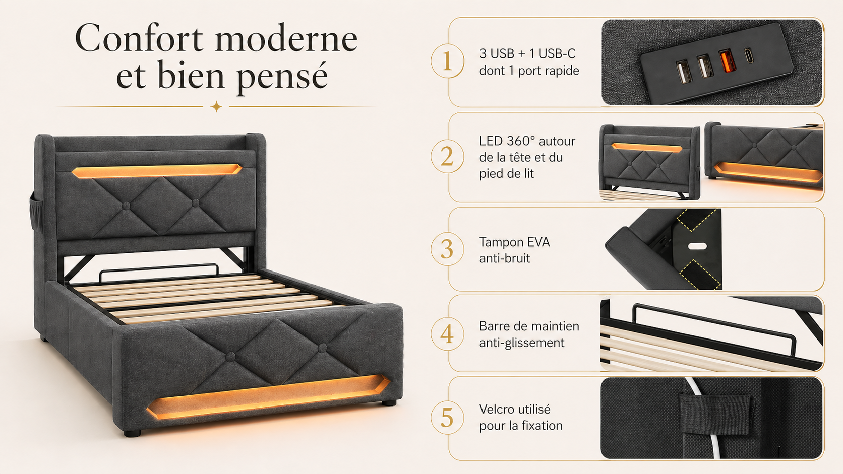 Confort moderne et bien pensé