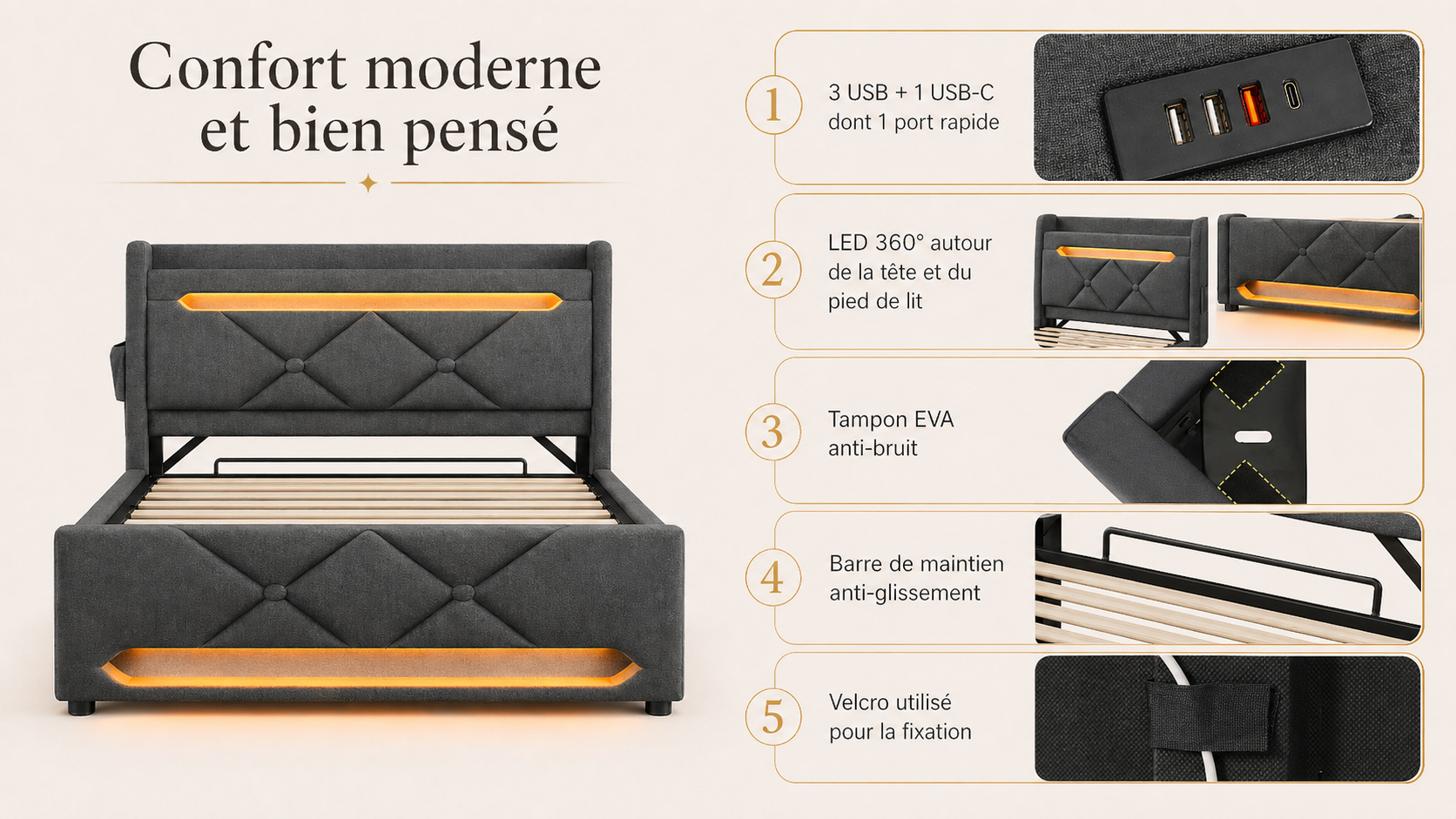 Confort moderne et bien pensé