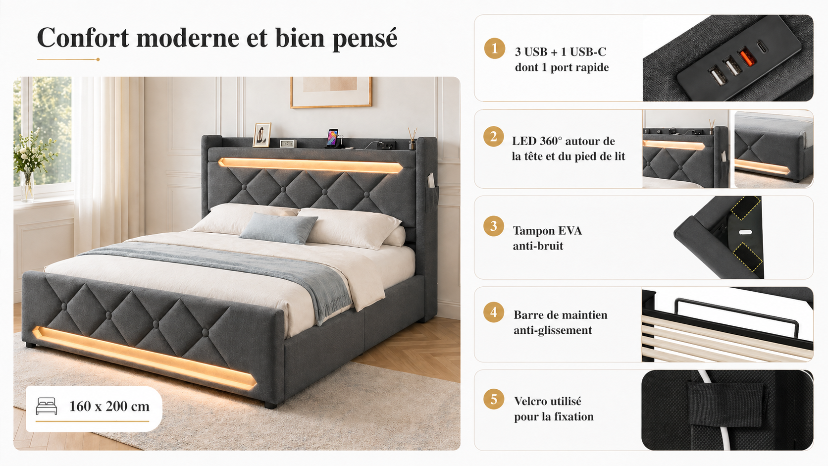 Confort moderne et bien pensé