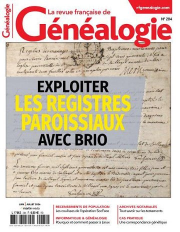 La Revue française de Généalogie - Juin-Juillet 2026