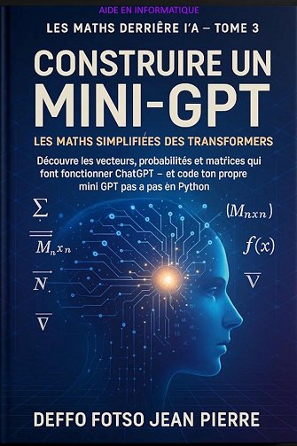 JEAN PIERRE DEFFO FOTSO - Les Maths Derrière L'IA Volume 3 : Construire un Mini-GPT (2025)