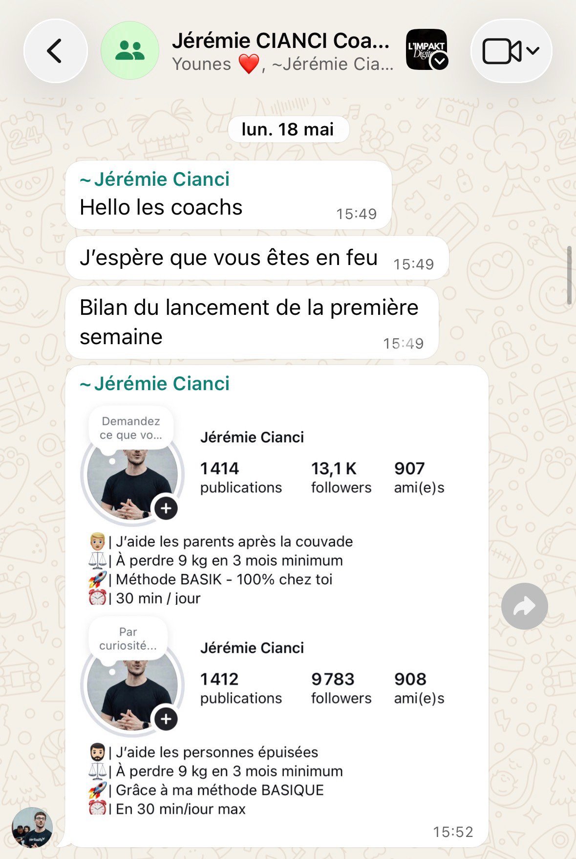 Résultats de Jérémie : appels ciblés et offre revalorisée