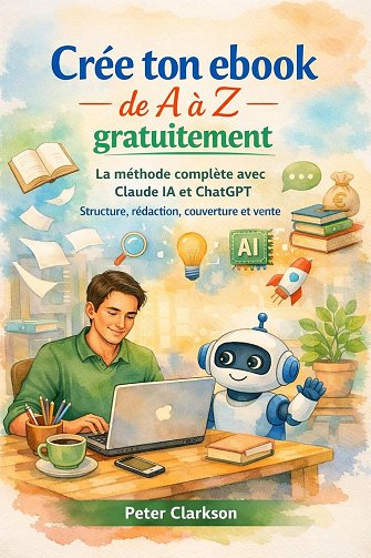 Peter Clarkson - Crée ton ebook de A à Z gratuitement : La méthode complète avec Claude IA et ChatGPT (2026)
