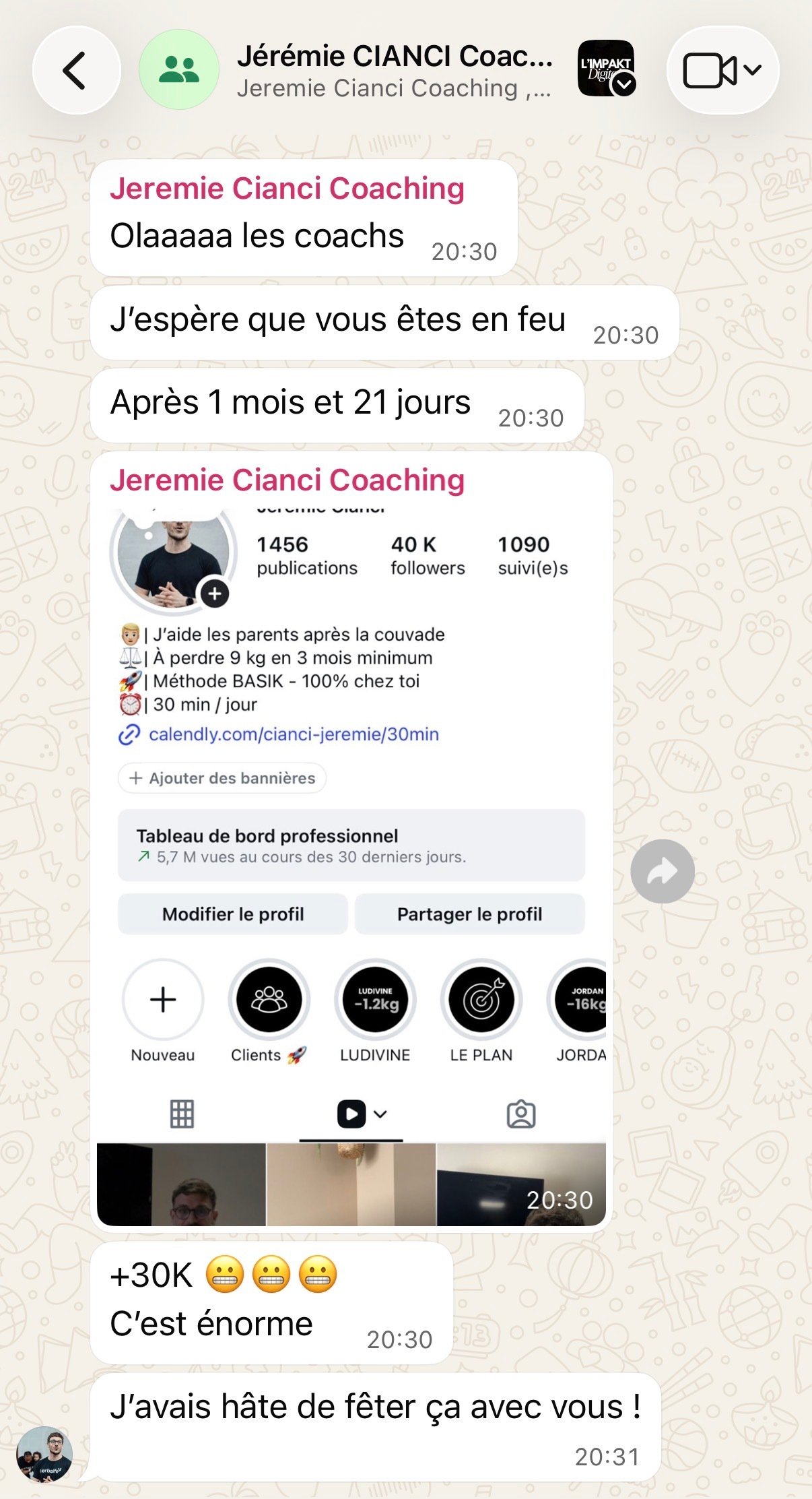 Jérémie : 40 000 abonnés