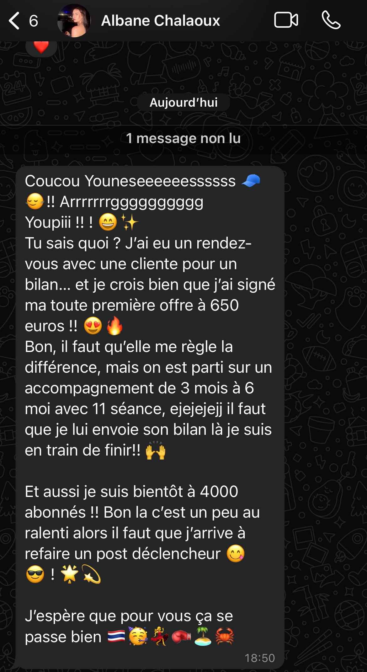 Résultat élève L'Impakt Digital