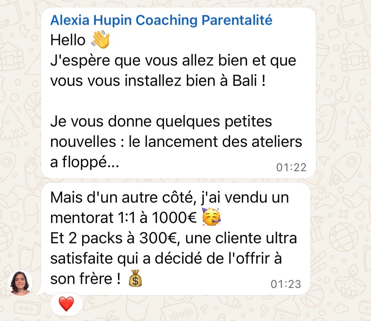 Résultat élève L'Impakt Digital