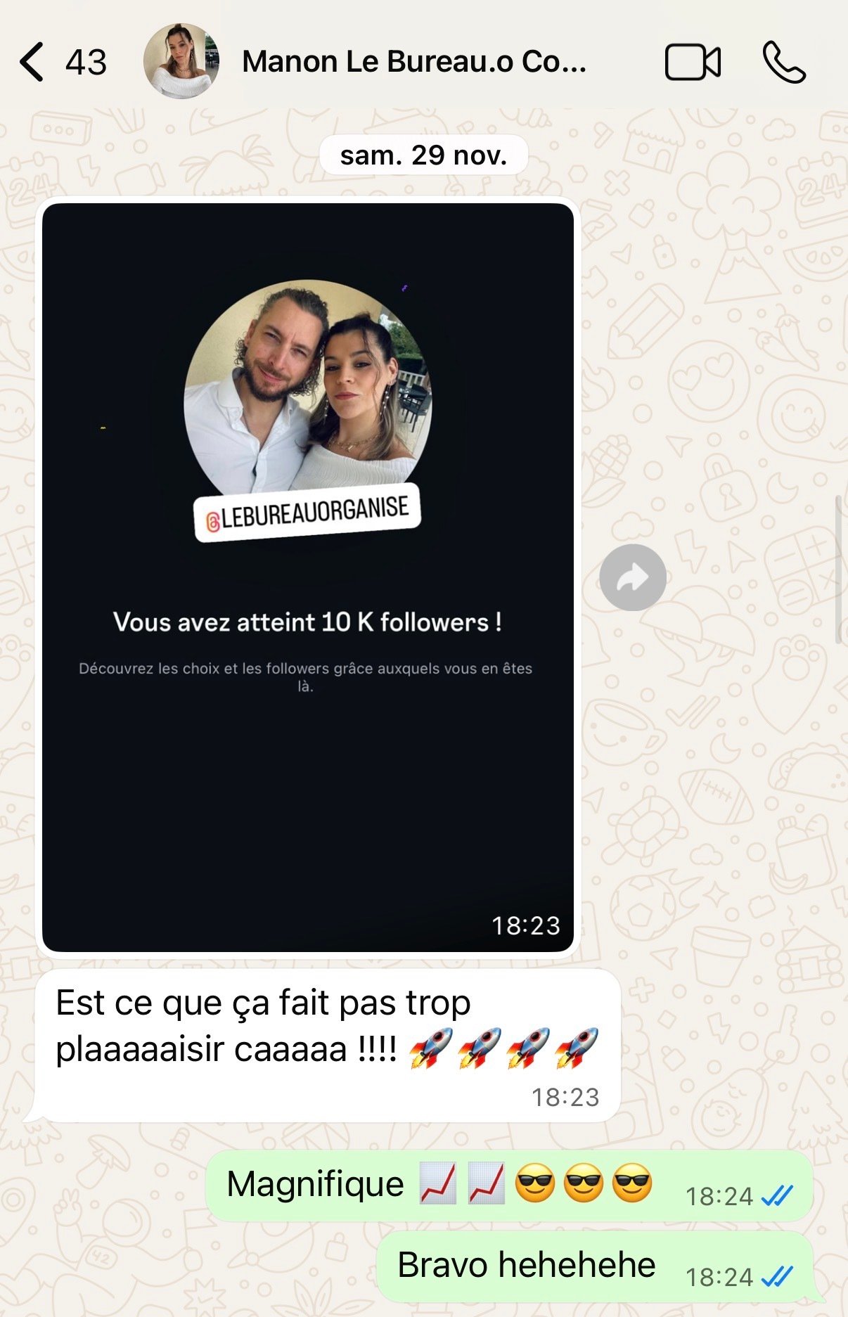 Résultat élève L'Impakt Digital