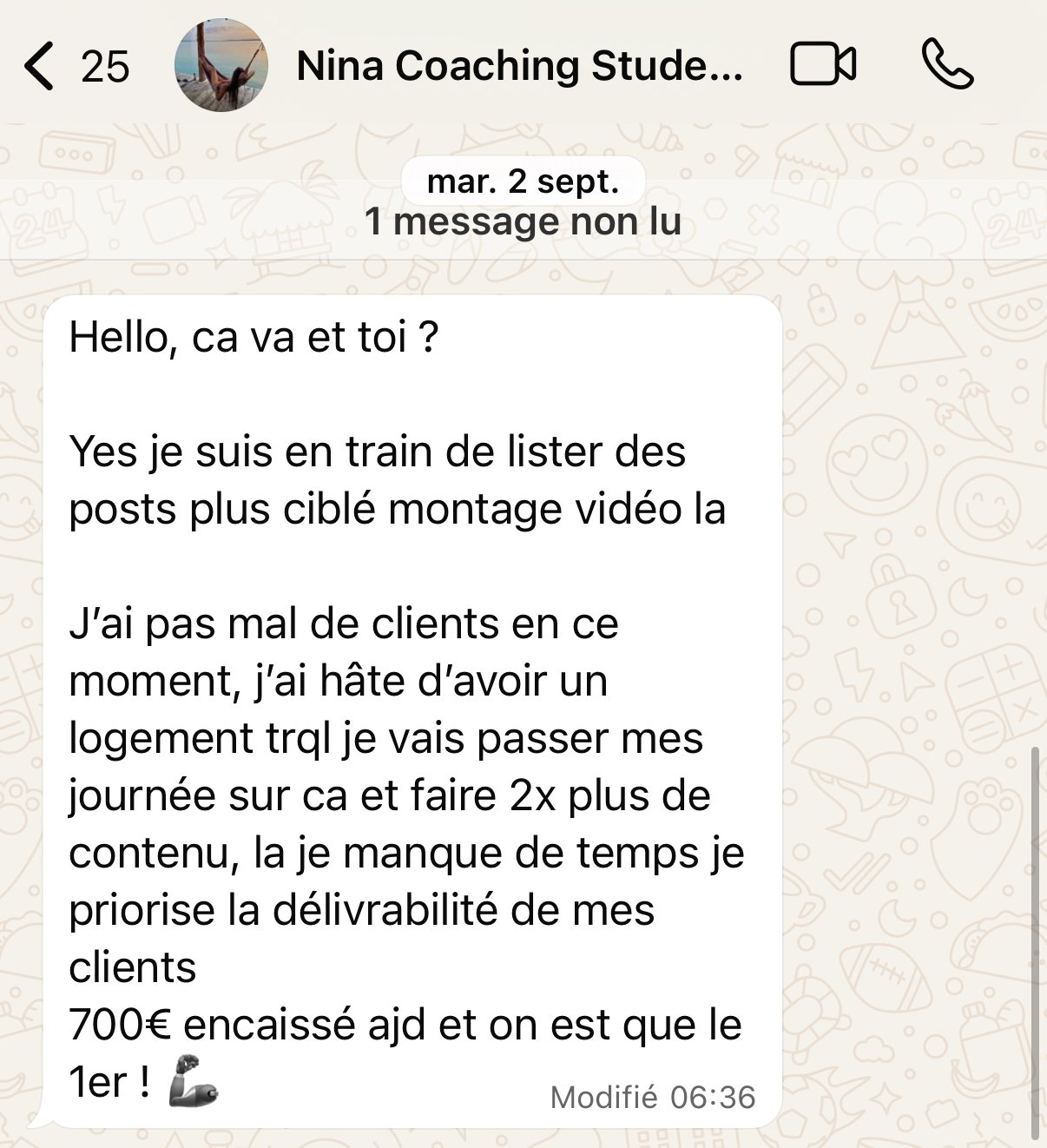 Résultat élève L'Impakt Digital