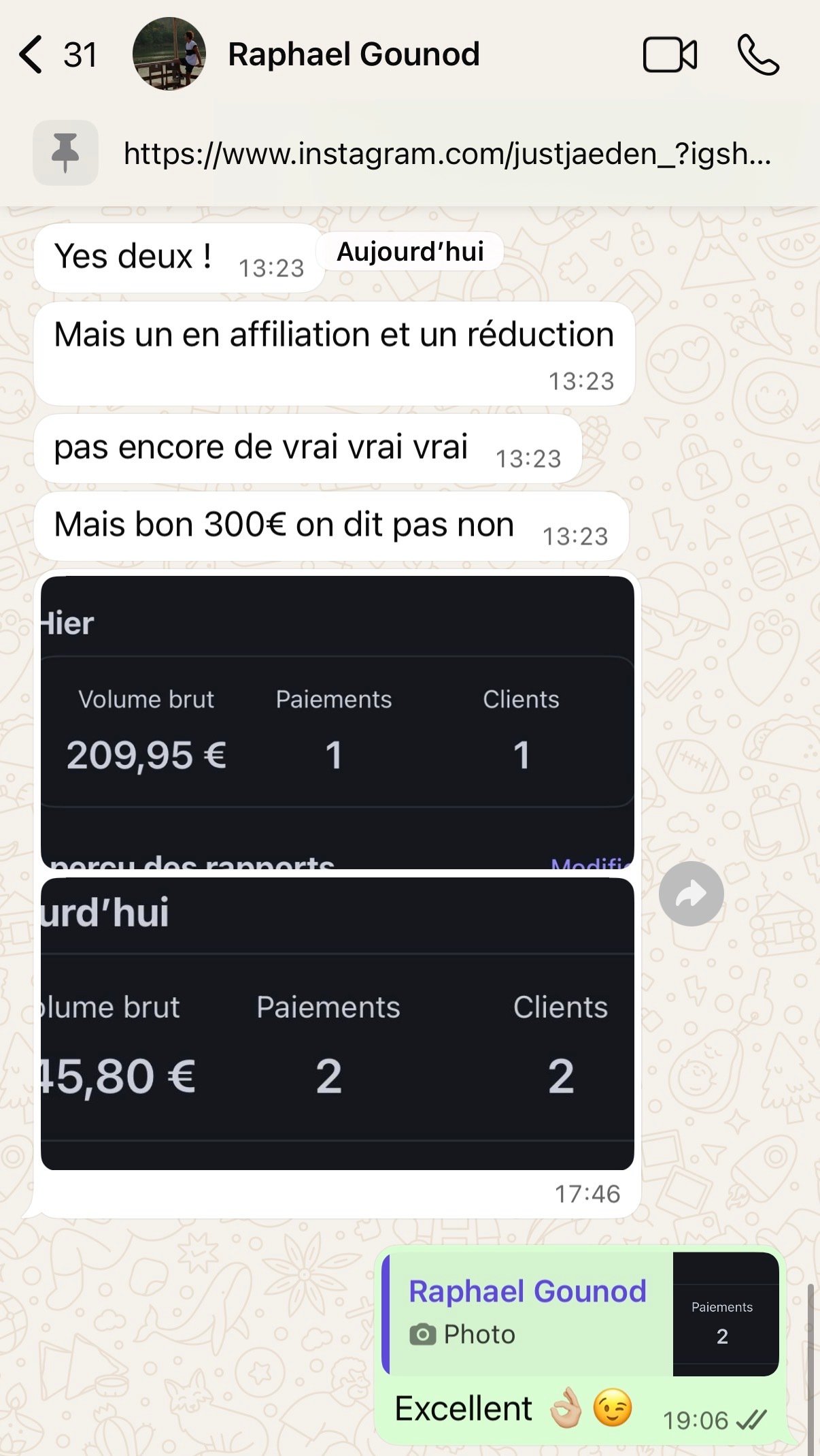 Résultat élève L'Impakt Digital