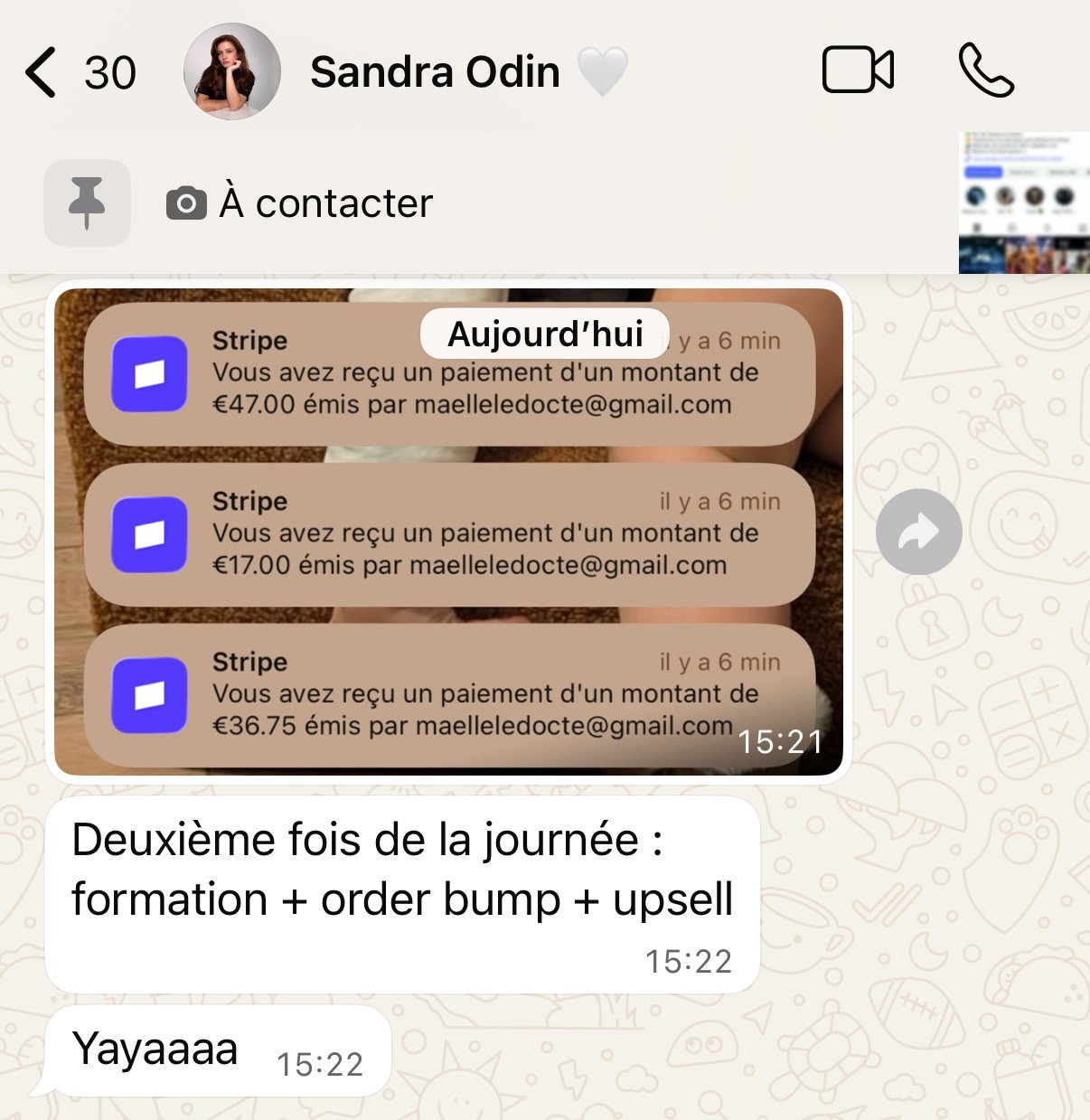 Résultat élève L'Impakt Digital
