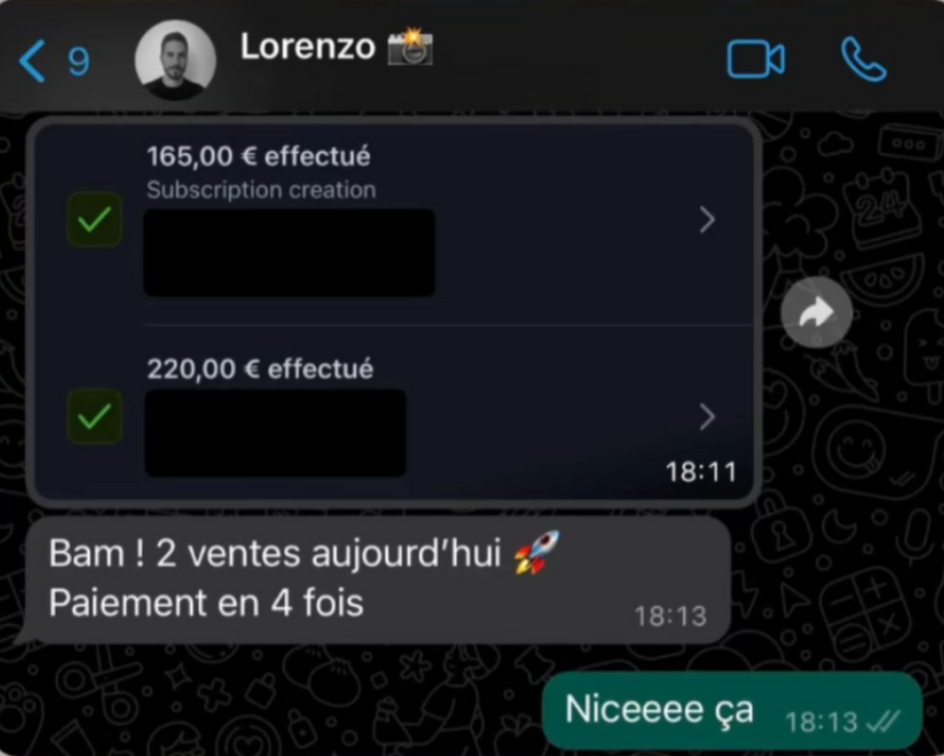 Résultat élève L'Impakt Digital