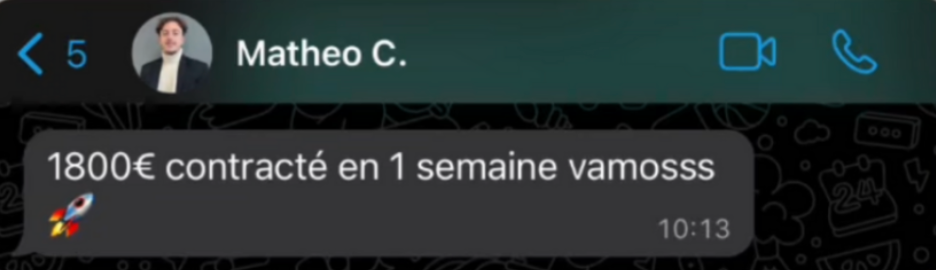 Résultat élève L'Impakt Digital