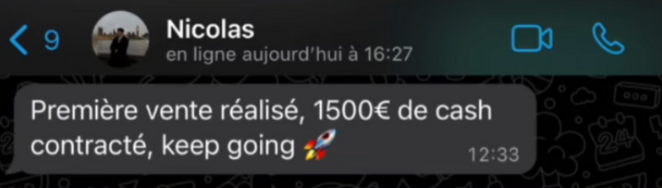 Résultat élève L'Impakt Digital