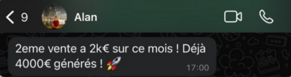Résultat élève L'Impakt Digital