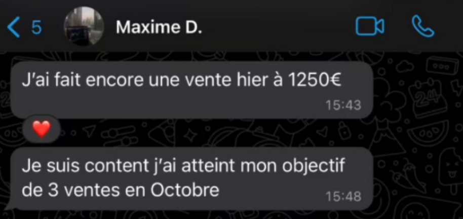 Résultat élève L'Impakt Digital