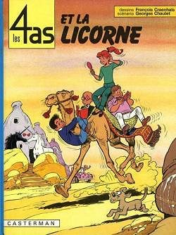 Les 4 as, tome 18 : Les 4 as et la licorne - Georges Chaulet