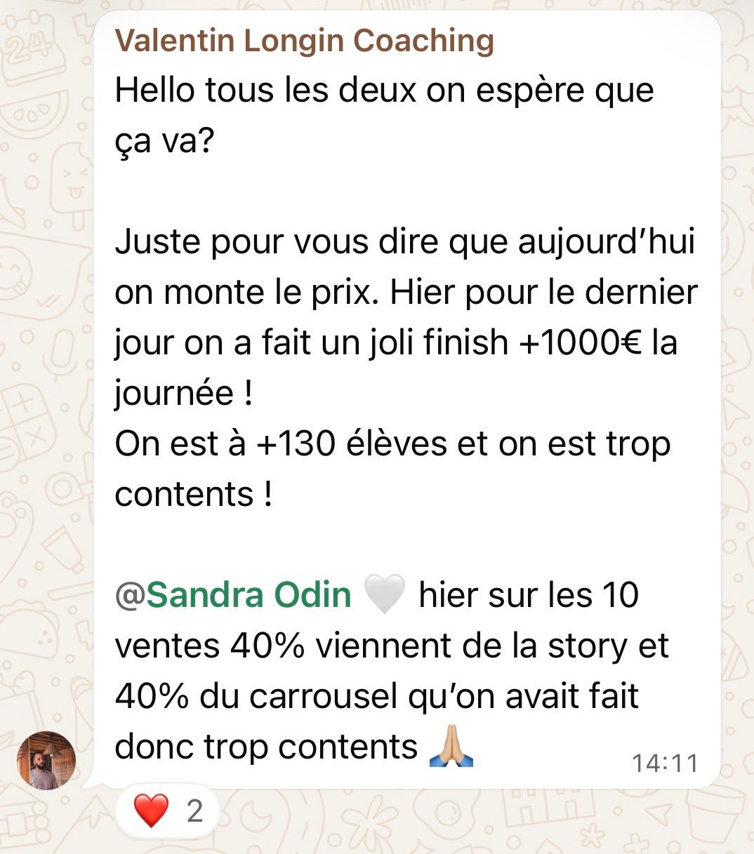 Client : +1 000€ en 24h en automatique avec un produit à 100€