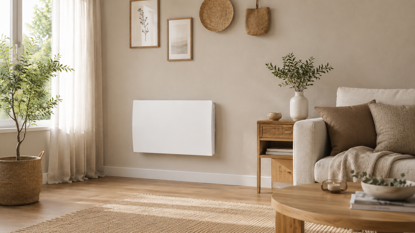 Radiateur à inertie céramique connecté Wi-Fi CERAMIA CONNECT Voltman