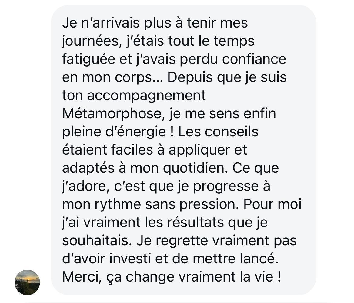 Témoignage : elle se sent métamorphosée