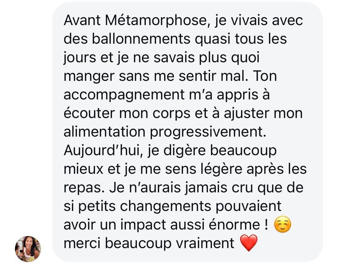 Témoignage : plus de ballonnements, elle se sent légère