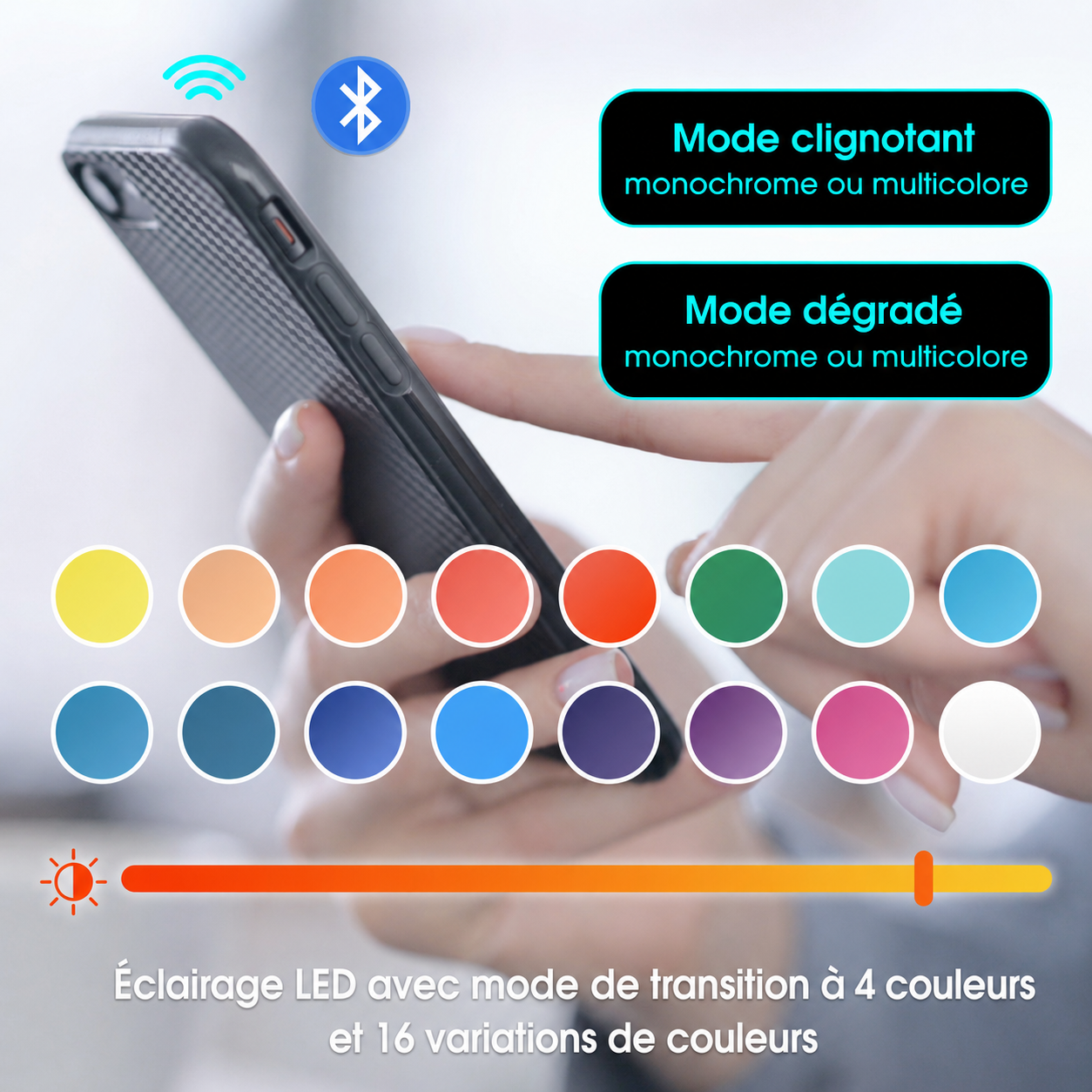 Buffet avec éclairage LED 16 couleurs