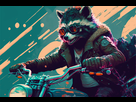 https://image.noelshack.com/fichiers/2023/03/5/1674231365-olokun-a-racoon-with-leather-jacket-sitting-on-a-motorcycle-wit-efaf11ad-abec-4bd2-bcc3-bb0b25e5e531.jpg